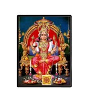 MaaTripura Sundari Laminated Photo  - 5x7 Inches, Divine Blessings for Home & Office and Temple Decoration