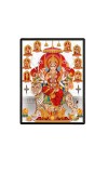 Navaa Maa Durga Laminated Photo - 5x7 Inches, Divine Blessings for Home & Office and Temple Decoration Navaa Maa Durga Laminated Photo - 5x7 Inches, Divine Blessings for Home & Office and Temple Decoration