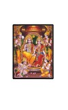 Sri Ram Darbar Laminated Photo - 5x7 Inches, Divine Blessings for Home & Office and Temple Decoration Sri Ram Darbar Laminated Photo - 5x7 Inches, Divine Blessings for Home & Office and Temple Decoration
