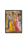 Ram Sita Laminated Photo - 5x7 Inches, Divine Blessings for Home & Office and Temple Decoration Ram Sita Laminated Photo - 5x7 Inches, Divine Blessings for Home & Office and Temple Decoration