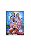 Hanuman with Ram Sita Laminated Photo - 5x7 Inches, Divine Blessings for Home & Office and Temple Decoration Hanuman with Ram Sita Laminated Photo - 5x7 Inches, Divine Blessings for Home & Office and Temple Decoration