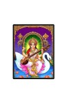 Maa Saraswati Laminated Photo - 5x7 Inches, Divine Blessings for Home & Office and Temple Decoration Maa Saraswati Laminated Photo - 5x7 Inches, Divine Blessings for Home & Office and Temple Decoration