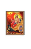 Shani Dev Laminated Photo - 5x7 Inches, Divine Blessings for Home & Office and Temple Decoration Shani Dev Laminated Photo - 5x7 Inches, Divine Blessings for Home & Office and Temple Decoration
