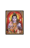 Shiva Family Laminated Photo  - 5x7 Inches, Divine Blessings for Home & Office and Temple Decoration