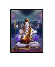Shiva Laminated Photo  - 5x7 Inches, Divine Blessings for Home & Office and Temple Decoration
