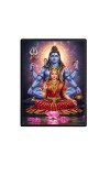 Shiva Parvati Laminated Photo - 5x7 Inches, Divine Blessings for Home & Office and Temple Decoration Shiva Parvati Laminated Photo - 5x7 Inches, Divine Blessings for Home & Office and Temple Decoration