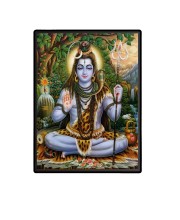 Shiva Laminated Photo  - 5x7 Inches, Divine Blessings for Home & Office and Temple Decoration