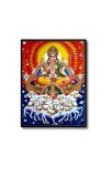 Lord Surya Laminated Photo  - 5x7 Inches, Divine Blessings for Home & Office and Temple Decoration