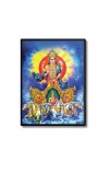 Lord Surya Laminated Photo  - 5x7 Inches, Divine Blessings for Home & Office and Temple Decoration