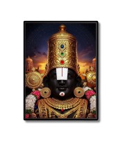 Lord Tirupati Balaji Laminated Photo  - 5x7 Inches, Divine Blessings for Home & Office and Temple Decoration
