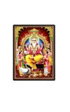 Lord Vishwakarma Laminated Photo  - 5x7 Inches, Divine Blessings for Home & Office and Temple Decoration