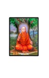 Gurudev Datta Laminated Photo  - 5x7 Inches, Divine Blessings for Home & Office and Temple Decoration