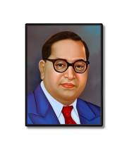Babasaheb Dr. Bhimrao Ambedkar Laminated Photo  - 5x7 Inches, Divine Blessings for Home & Office and Temple Decoration