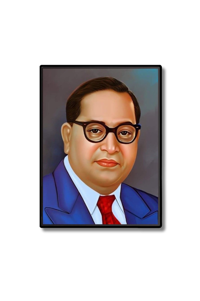 Babasaheb Dr. Bhimrao Ambedkar Laminated Photo  - 5x7 Inches, Divine Blessings for Home & Office and Temple Decoration