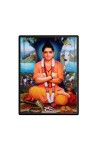 Dattatreya  Laminated Photo  - 5x7 Inches, Divine Blessings for Home & Office and Temple Decoration