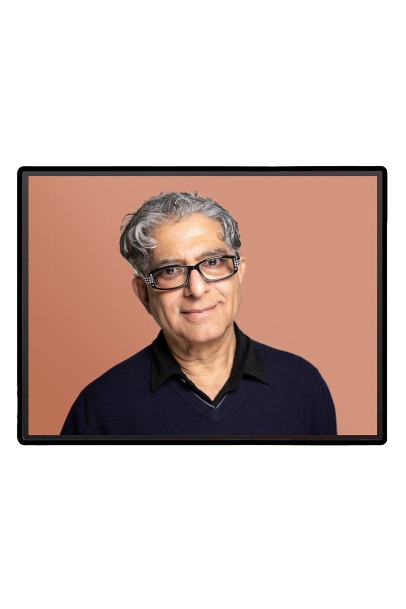 Deepak Chopra Laminated Photo  - 5x7 Inches, Divine Blessings for Home & Office and Temple Decoration