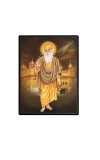 Guru Nanak Dev Ji  Laminated Photo  - 5x7 Inches, Divine Blessings for Home & Office and Temple Decoration