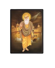 Guru Nanak Dev Ji  Laminated Photo  - 5x7 Inches, Divine Blessings for Home & Office and Temple Decoration