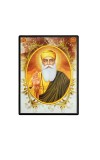 Guru Nanak Dev Ji  Laminated Photo  - 5x7 Inches, Divine Blessings for Home & Office and Temple Decoration