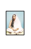Ma Sarada  Laminated Photo  - 5x7 Inches, Divine Blessings for Home & Office and Temple Decoration