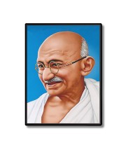 Mahatma Gandhi  Laminated Photo  - 5x7 Inches, Divine Blessings for Home & Office and Temple Decoration