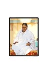 Mata Amritanandamayi (Amma) Laminated Photo  - 5x7 Inches, Divine Blessings for Home & Office and Temple Decoration