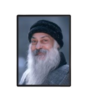 Osho  Laminated Photo  - 5x7 Inches, Divine Blessings for Home & Office and Temple Decoration