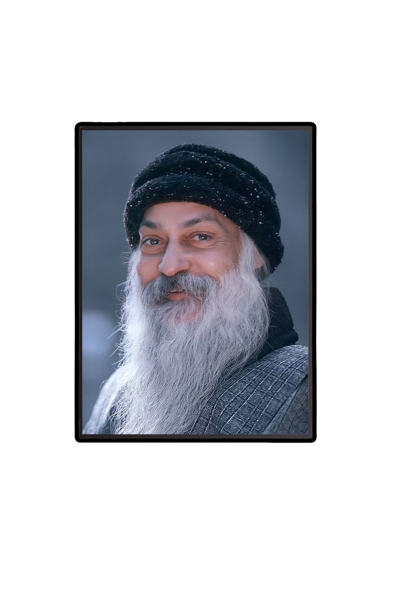 Osho  Laminated Photo  - 5x7 Inches, Divine Blessings for Home & Office and Temple Decoration