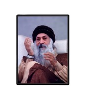 Osho  Laminated Photo  - 5x7 Inches, Divine Blessings for Home & Office and Temple Decoration