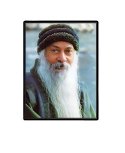 Osho  Laminated Photo  - 5x7 Inches, Divine Blessings for Home & Office and Temple Decoration