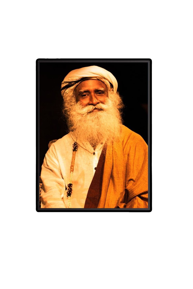 Sadhguru (Jaggi Vasudev)  Laminated Photo  - 5x7 Inches, Divine Blessings for Home & Office and Temple Decoration