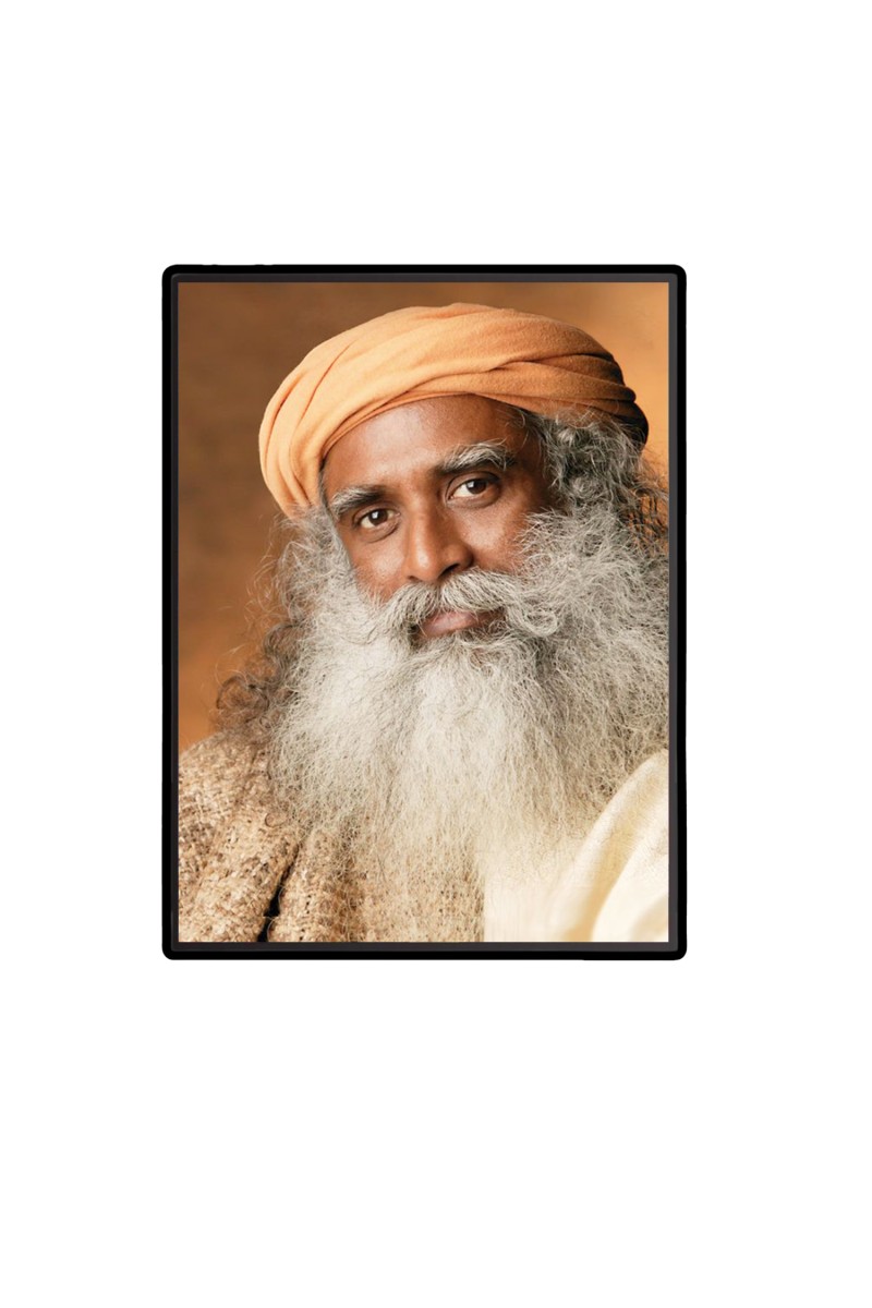 Sadhguru (Jaggi Vasudev)  Laminated Photo  - 5x7 Inches, Divine Blessings for Home & Office and Temple Decoration