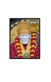 Sai Baba Laminated Photo - 5x7 Inches, Divine Blessings for Home & Office and Temple Decoration Sai Baba Laminated Photo - 5x7 Inches, Divine Blessings for Home & Office and Temple Decoration