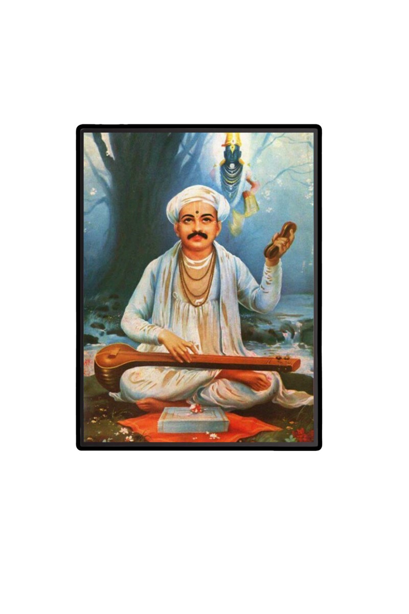Saint TukaSri Ram Laminated Photo  - 5x7 Inches, Divine Blessings for Home & Office and Temple Decoration