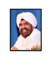 Sant Rajinder Singh Ji Maharaj Laminated Photo  - 5x7 Inches, Divine Blessings for Home & Office and Temple Decoration