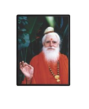 Satguru Sivaya Subramuniyaswami Laminated Photo  - 5x7 Inches, Divine Blessings for Home & Office and Temple Decoration