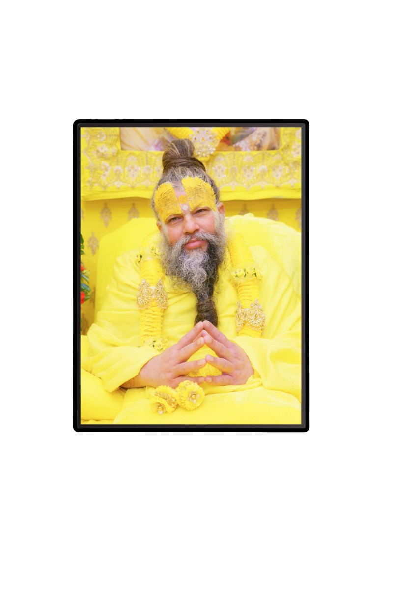 Premanand ji maharaj   Laminated Photo  - 5x7 Inches, Divine Blessings for Home & Office and Temple Decoration