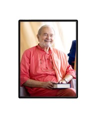 Swami Kriyananda  Laminated Photo  - 5x7 Inches, Divine Blessings for Home & Office and Temple Decoration