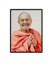 Swami Kriyananda  Laminated Photo  - 5x7 Inches, Divine Blessings for Home & Office and Temple Decoration
