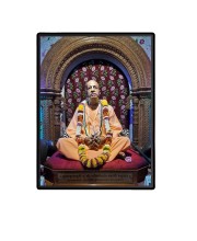 Swami Prabhupada Laminated Photo  - 5x7 Inches, Divine Blessings for Home & Office and Temple Decoration