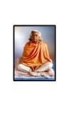 Swami Vishnudevananda Laminated Photo  - 5x7 Inches, Divine Blessings for Home & Office and Temple Decoration