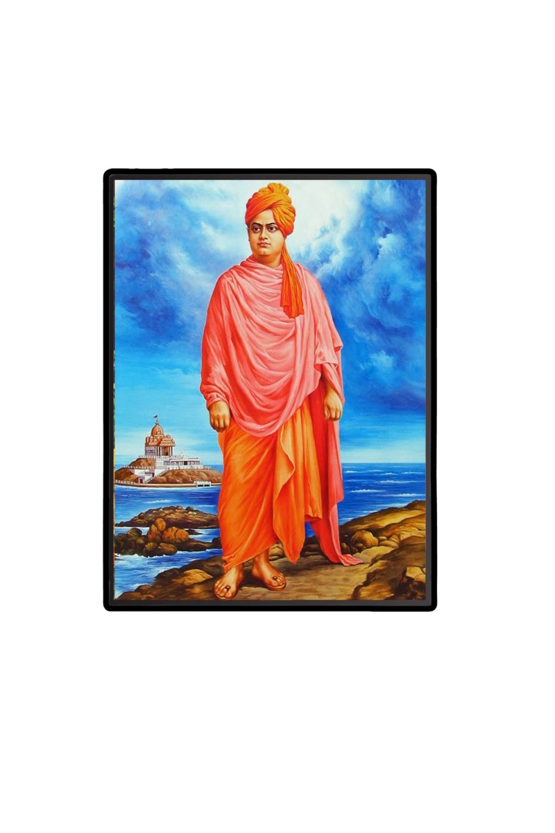Swami Vivekananda  Laminated Photo  - 5x7 Inches, Divine Blessings for Home & Office and Temple Decoration