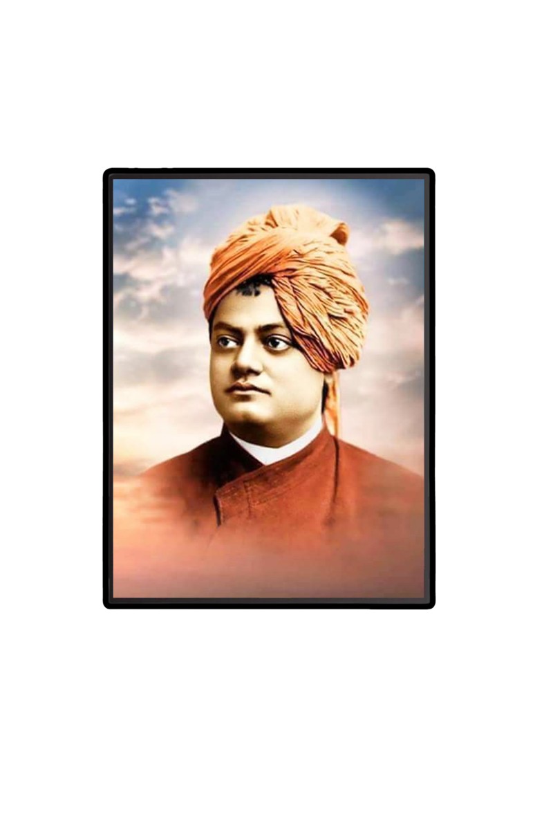 Swami Vivekananda  Laminated Photo  - 5x7 Inches, Divine Blessings for Home & Office and Temple Decoration