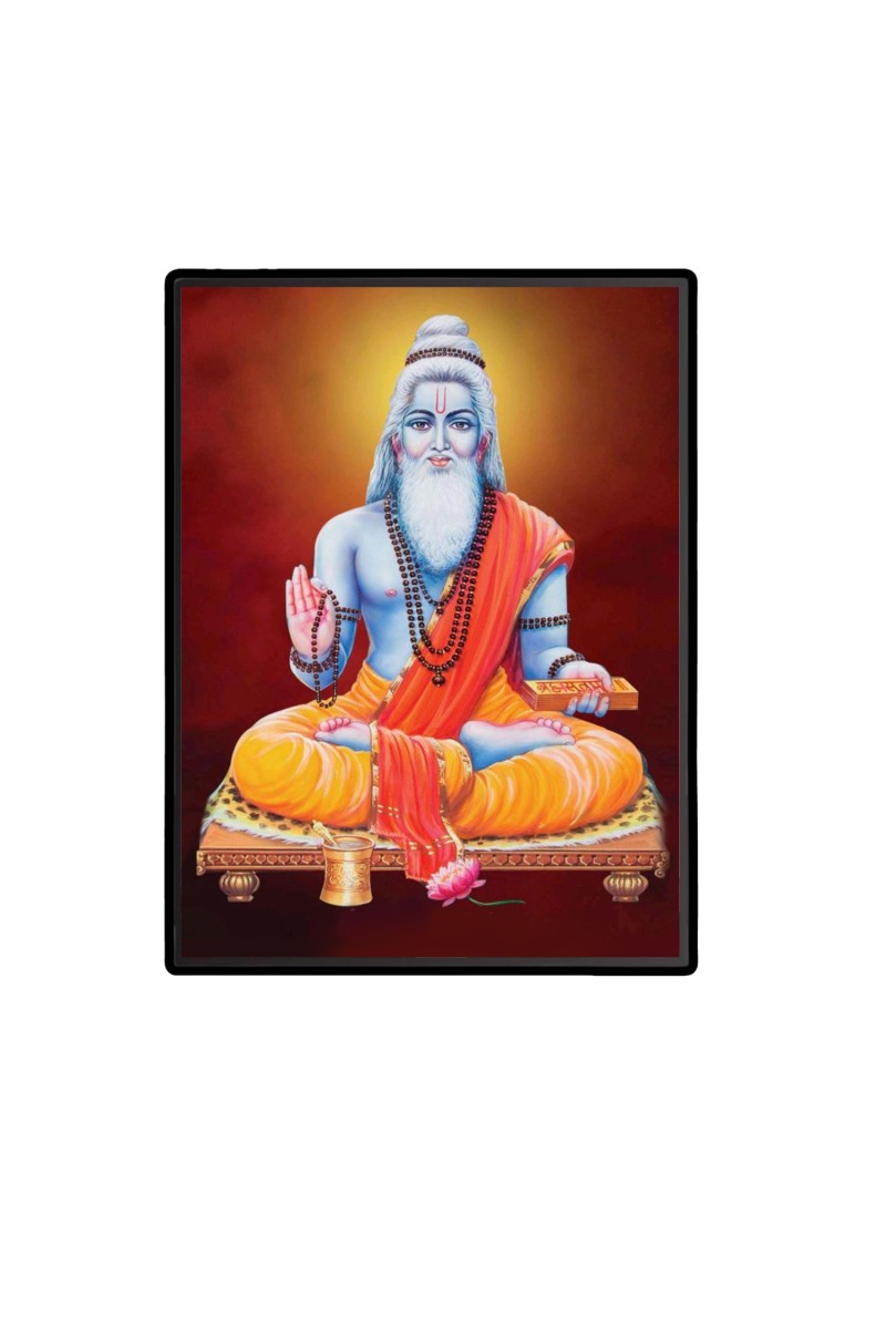 Vashishtha Laminated Photo  - 5x7 Inches, Divine Blessings for Home & Office and Temple Decoration
