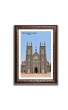 Arthunkal Basilica Church Church Photo Frame, 10x14 Inches Beautiful Elegant Framed Wall Art of Iconic Cathedral