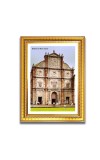 Basilica of Bom Jesus  Church Church Photo Frame, 10x14 Inches Beautiful Elegant Framed Wall Art of Iconic Cathedral