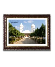 Ephiphany Cathedral Church Church Photo Frame, 10x14 Inches Beautiful Elegant Framed Wall Art of Iconic Cathedral