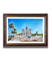 Immaculate Conception  Church Church Photo Frame, 10x14 Inches Beautiful Elegant Framed Wall Art of Iconic Cathedral
