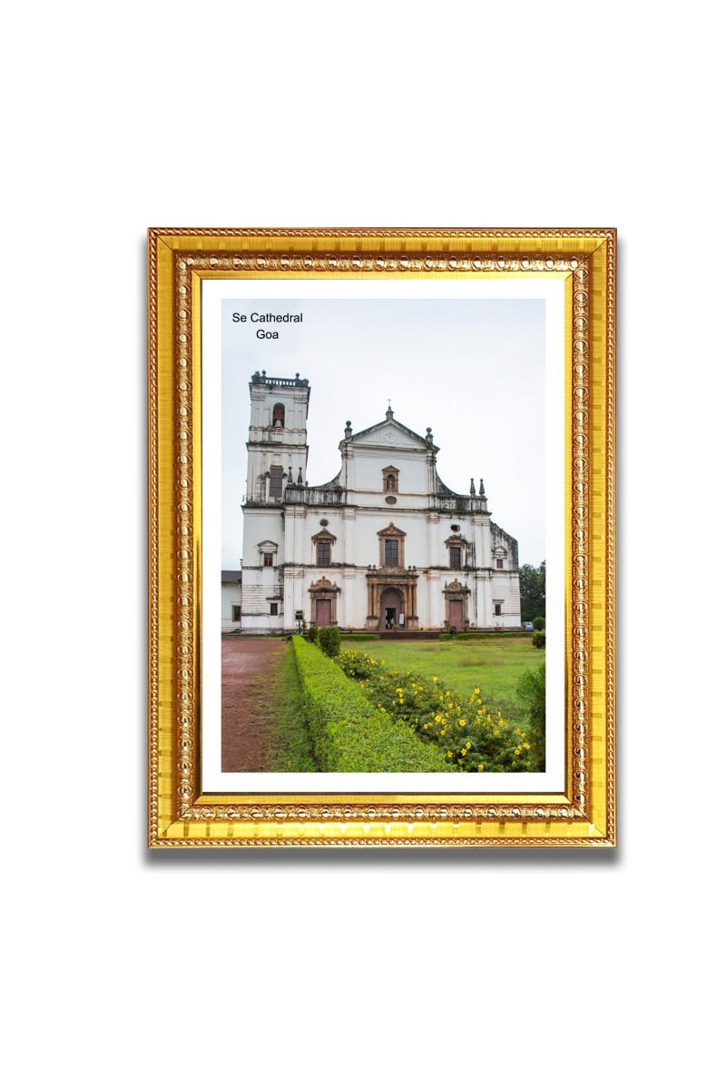 Se Cathedral Church Church Photo Frame, 10x14 Inches Beautiful Elegant Framed Wall Art of Iconic Cathedral