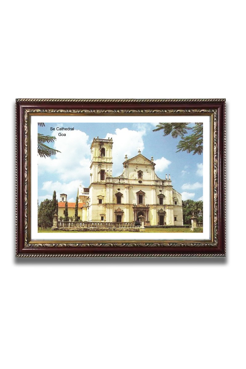 Se Cathedral Church Church Photo Frame, 10x14 Inches Beautiful Elegant Framed Wall Art of Iconic Cathedral
